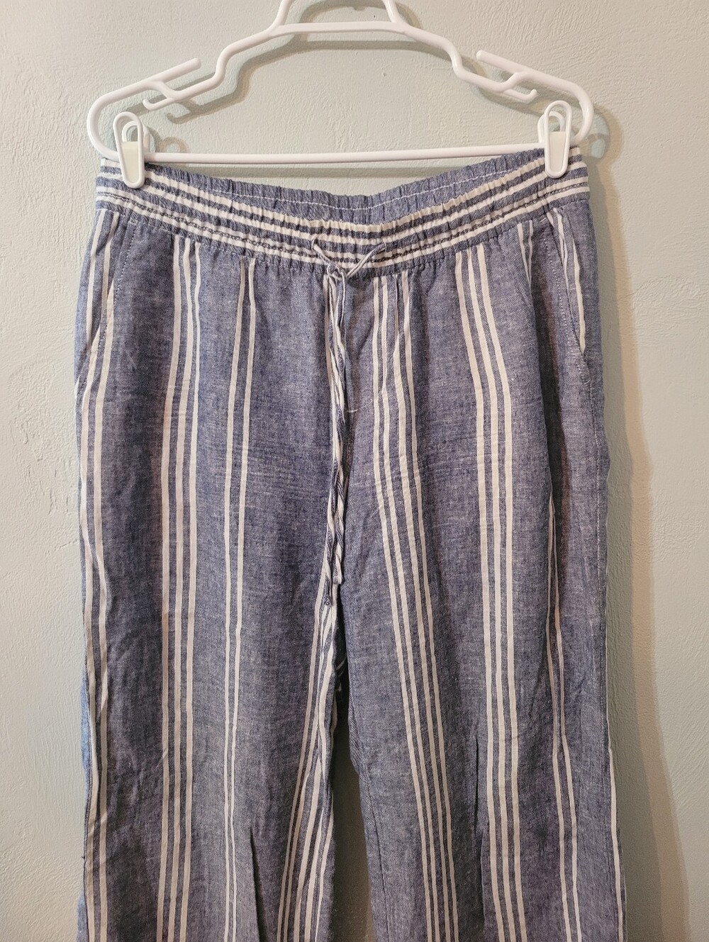 Old Navy Linen Blend Lounge Comfy Wide Leg Pants Size Medium - Picture 2 of 9